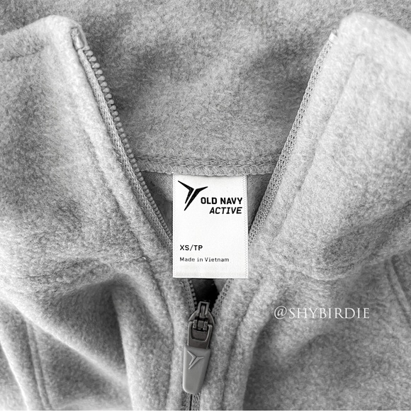 NWT Old Navy Mock Neck Polar Fleece Jacket, XS - Picture 3 of 12